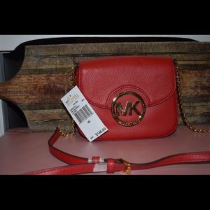BRAND NEW Michael Kors leather crossbody